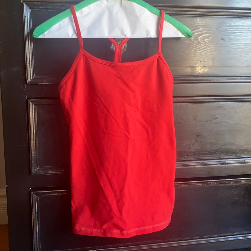 Lululemon orangish / red tank